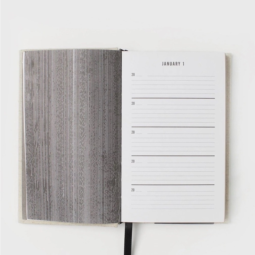 Chronicle Books One Line A Day Memory Book - Natural Linen & Black Text - Picture 2 of 6